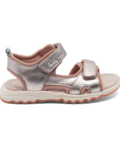 Sandalen in Silber/ Rosa