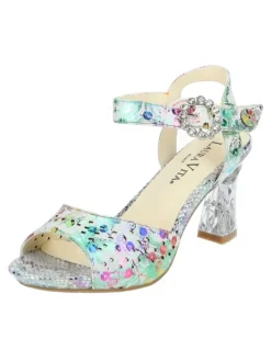 Sandalen in Weiß Kombi