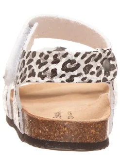 Sandalen in Weiß/ Schwarz