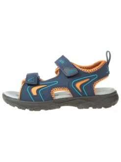 Sandalen "Karim-S" in Dunkelblau/ Orange