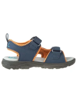 Sandalen "Karim-S" in Dunkelblau/ Orange