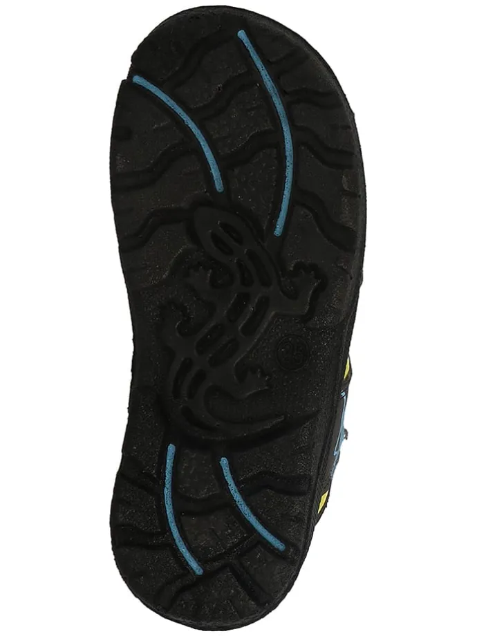 Sandalen "Korall-S" in Schwarz/ Gold