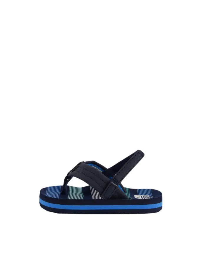 Sandalen Little Ahi in Deep Sea Stripes