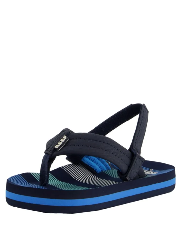 Sandalen Little Ahi in Deep Sea Stripes