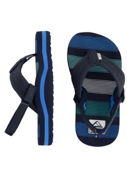 Sandalen Little Ahi in Deep Sea Stripes