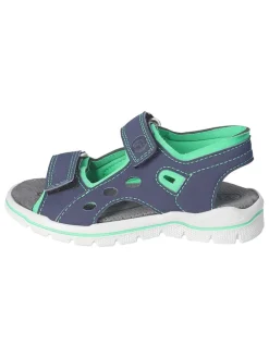 Sandalen "Miro" in Dunkelblau/ Grün