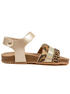 Sandalen "Rosso" in Gold