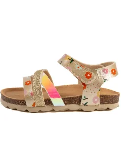 Sandalen "Rosso" in Gold