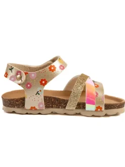 Sandalen "Rosso" in Gold