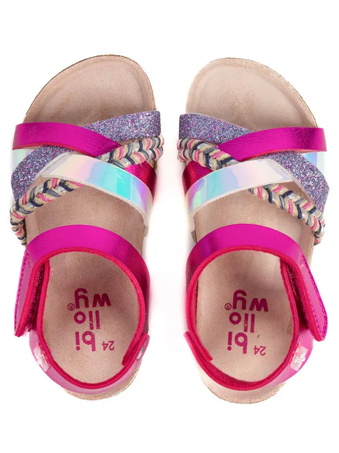 Sandalen "Rosso" in Pink