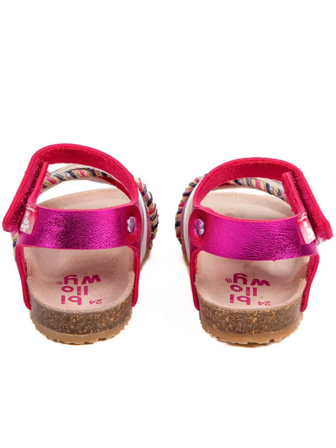 Sandalen "Rosso" in Pink