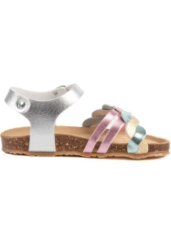 Sandalen "Rosso" in Silber