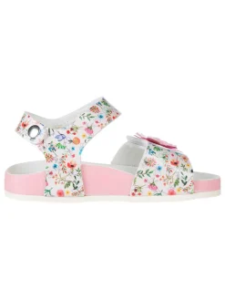 Sandalen "Sara" in Weiß/ Bunt