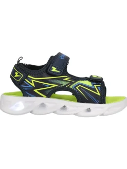 Sandalen "Satyrus" in Dunkelblau/ Grün