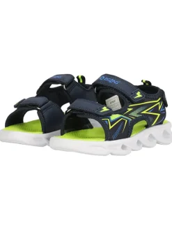 Sandalen "Satyrus" in Dunkelblau/ Grün