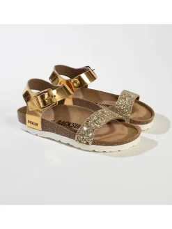 Sandalen "Shangri" in Gold
