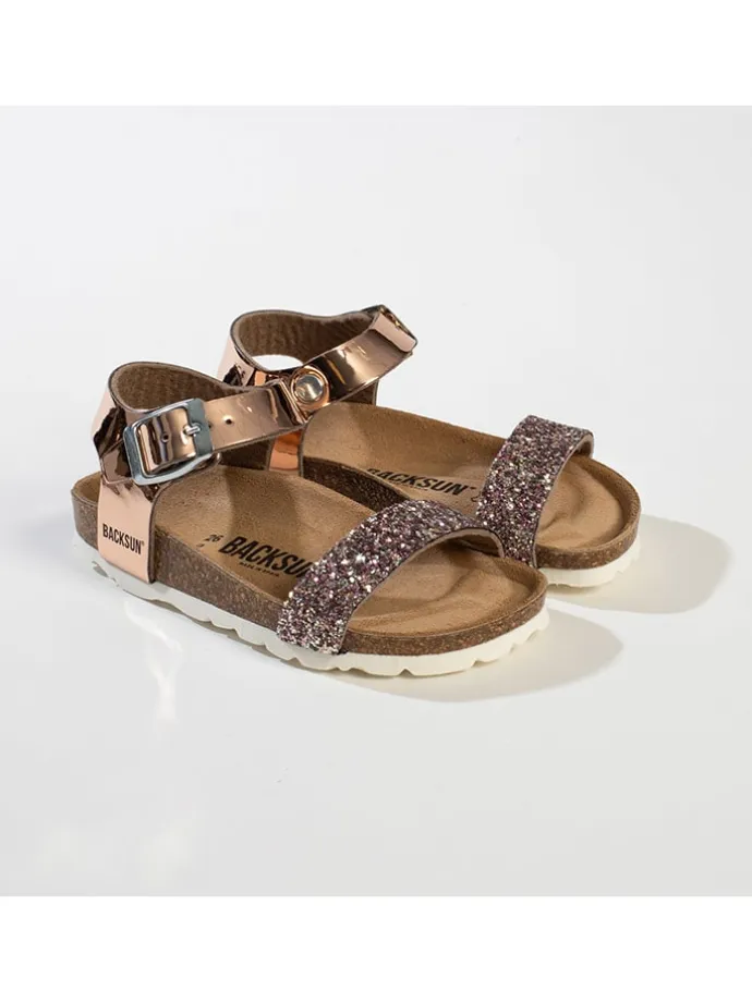 Sandalen "Shangri" in Roségold
