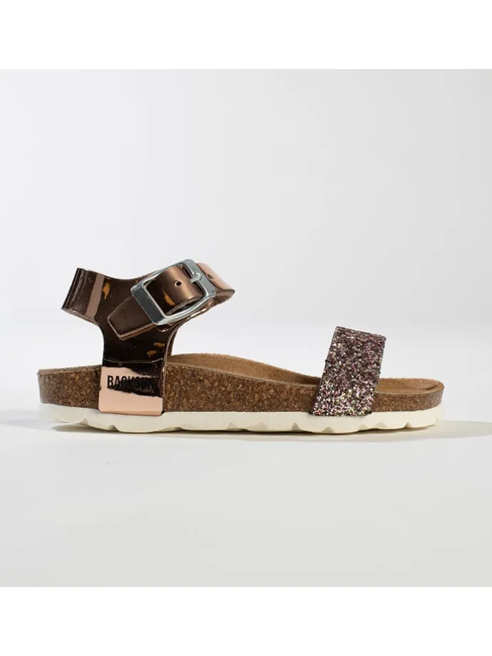 Sandalen "Shangri" in Roségold