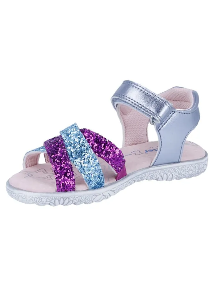 Sandalen "Sole" in Blau/ Lila