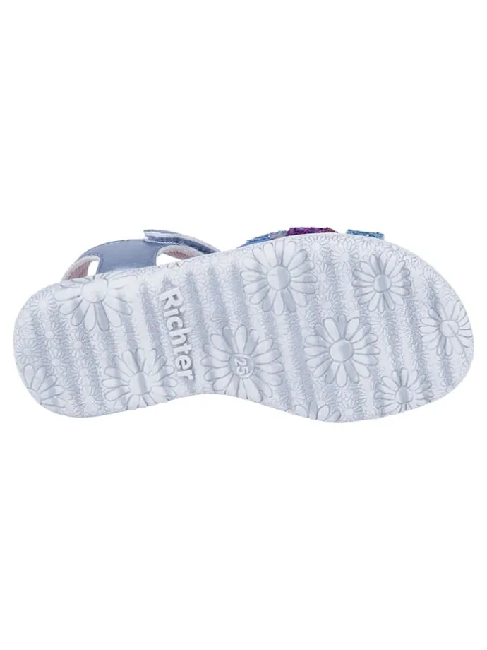 Sandalen "Sole" in Blau/ Lila