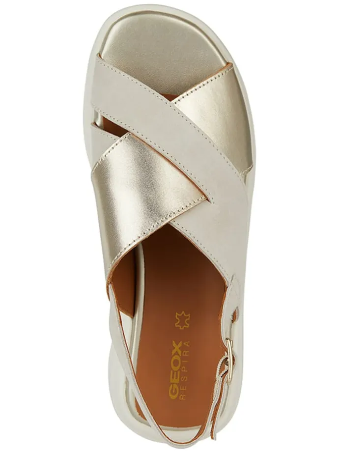Sandalen "Spherica EC5" in Creme/ Gold