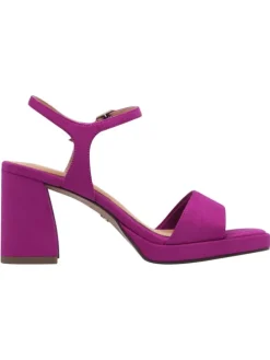 Sandalette in DARK PINK