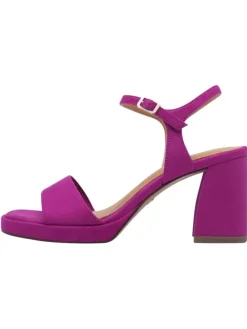 Sandalette in DARK PINK