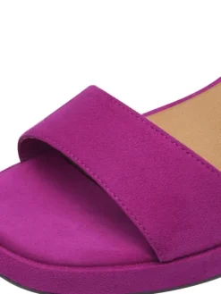 Sandalette in DARK PINK