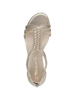 Sandalette in LIGHT GOLD