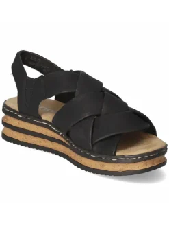 Sandalette in schwarz