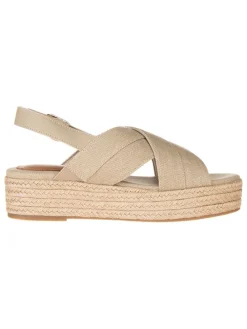 Sandaletten in Beige