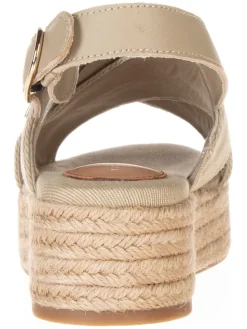 Sandaletten in Beige