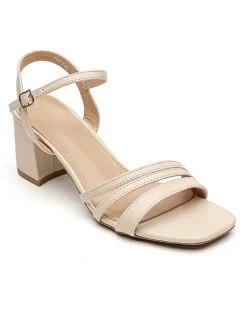 Sandaletten in Beige