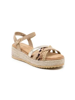 Sandaletten in Khaki