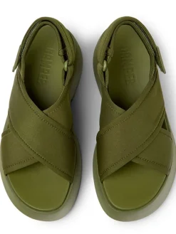 Sandaletten in Khaki