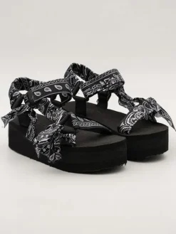 Sandaletten in Schwarz