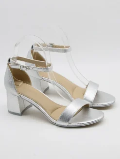 Sandaletten in Silber