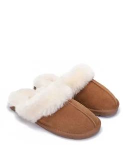 Schaffell-Hausschuhe 