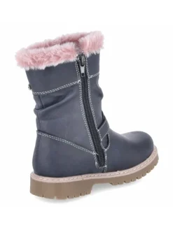 Schlupfstiefel in blau