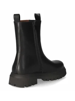 Schlupfstiefel in schwarz