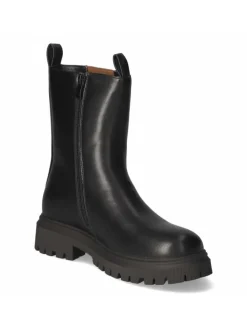 Schlupfstiefel in schwarz