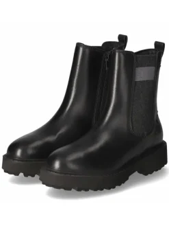 Schlupfstiefel in schwarz