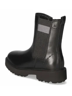 Schlupfstiefel in schwarz