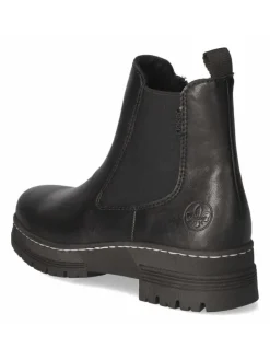 Schlupfstiefel in schwarz