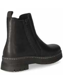 Schlupfstiefel in schwarz