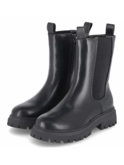 Schlupfstiefel in schwarz