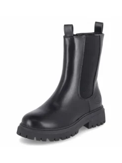 Schlupfstiefel in schwarz