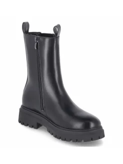 Schlupfstiefel in schwarz