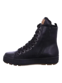 Schnürboot Warmfutter in schwarz