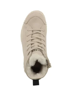 Schnürboots Pallashock Zip Warm in beige